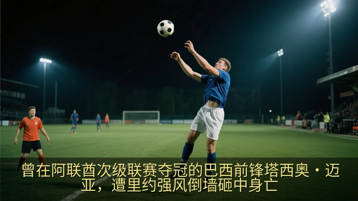 曾在阿联酋次级联赛夺冠的巴西前锋塔西奥·迈亚，遭里约强风倒墙砸中身亡